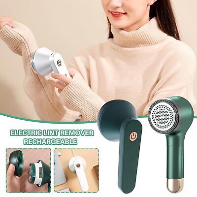 Electric Lint Remover, USB Corded Lint Remover, Electric Lint Remover with 3 Stainless Steel Blades, Quickly and Effectively Removes Lint from Clothes, Sweaters, Sheets, Socks and Other Household Fabrics